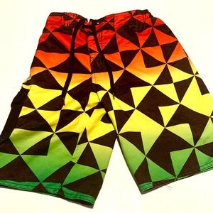 Hang Ten 100% Polyester Swim Shorts